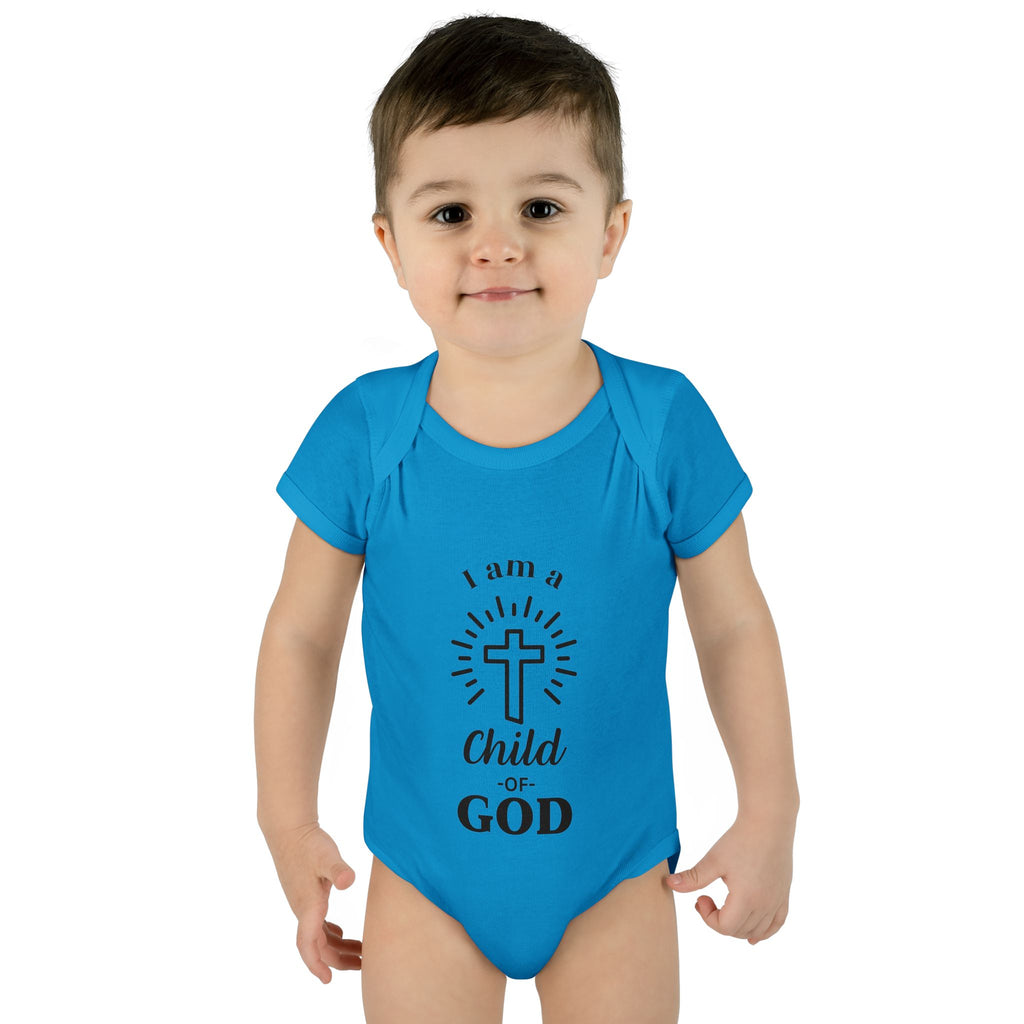 I am a Child of God Infant and Toddler Bodysuit - Faith-Themed Baby Clothes