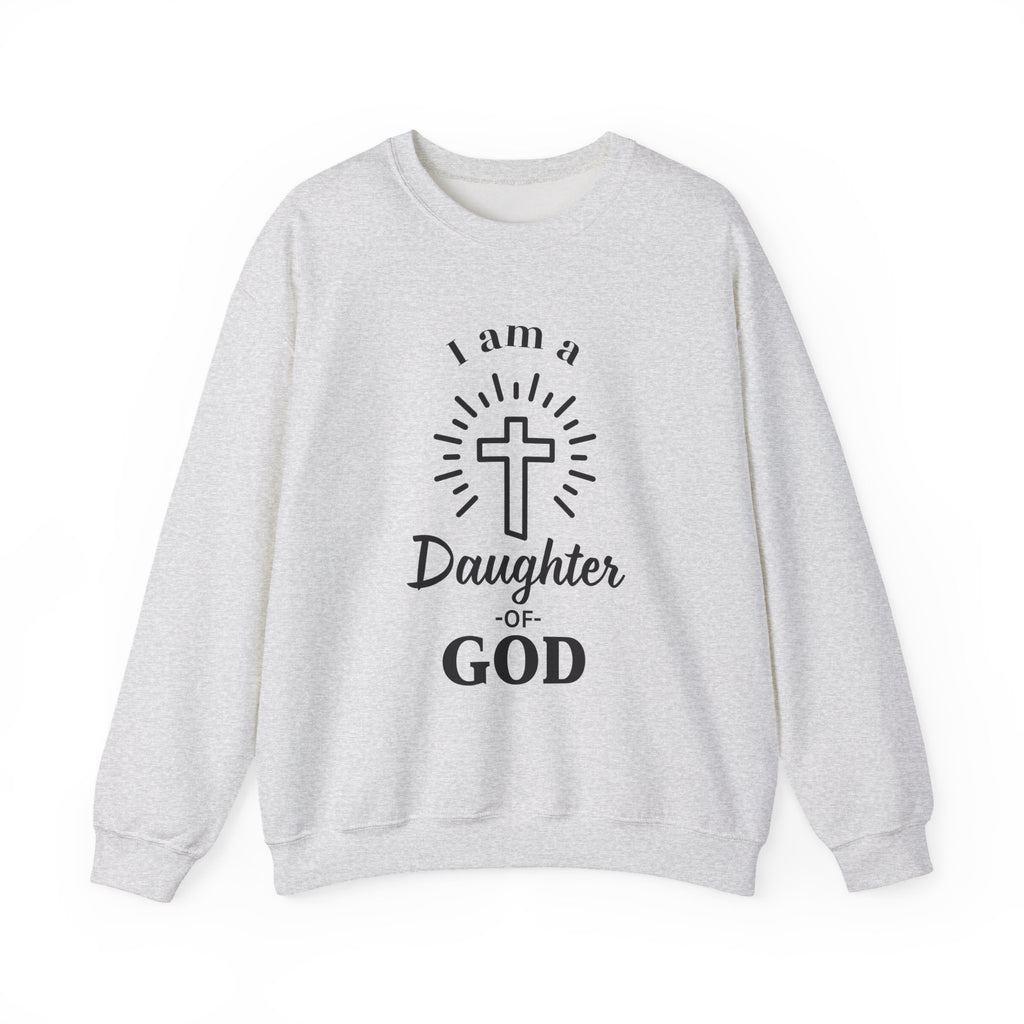 Daughter of God Crewneck Sweatshirt | Unisex Christian Apparel | Faith-Inspired Sweatshirt | Religious Gift | Christian Clothing