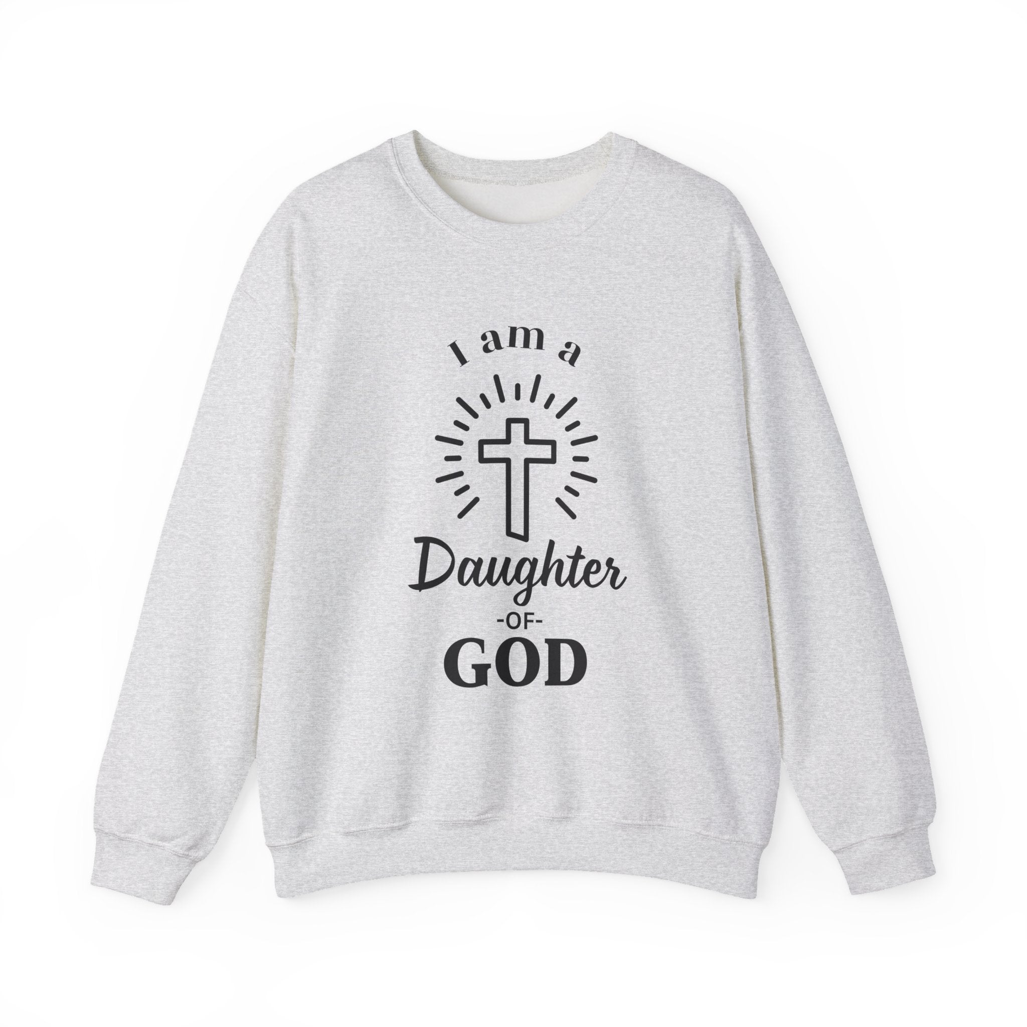 Daughter of God Crewneck Sweatshirt | Unisex Christian Apparel | Faith-Inspired Sweatshirt | Religious Gift | Christian Clothing