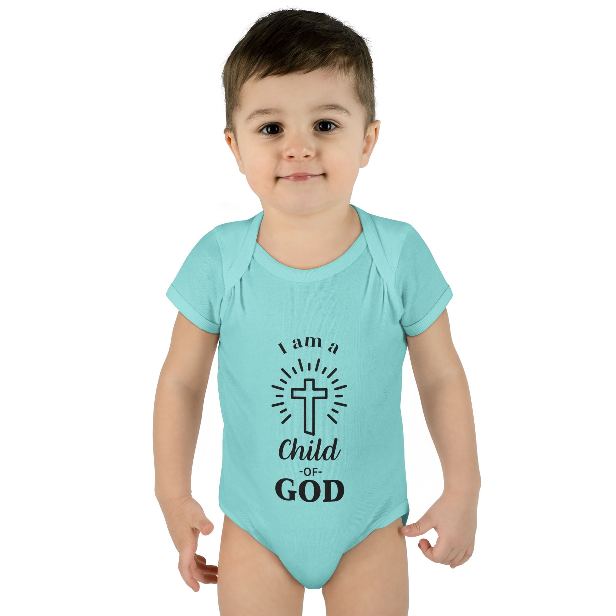 I am a Child of God Infant and Toddler Bodysuit - Faith-Themed Baby Clothes