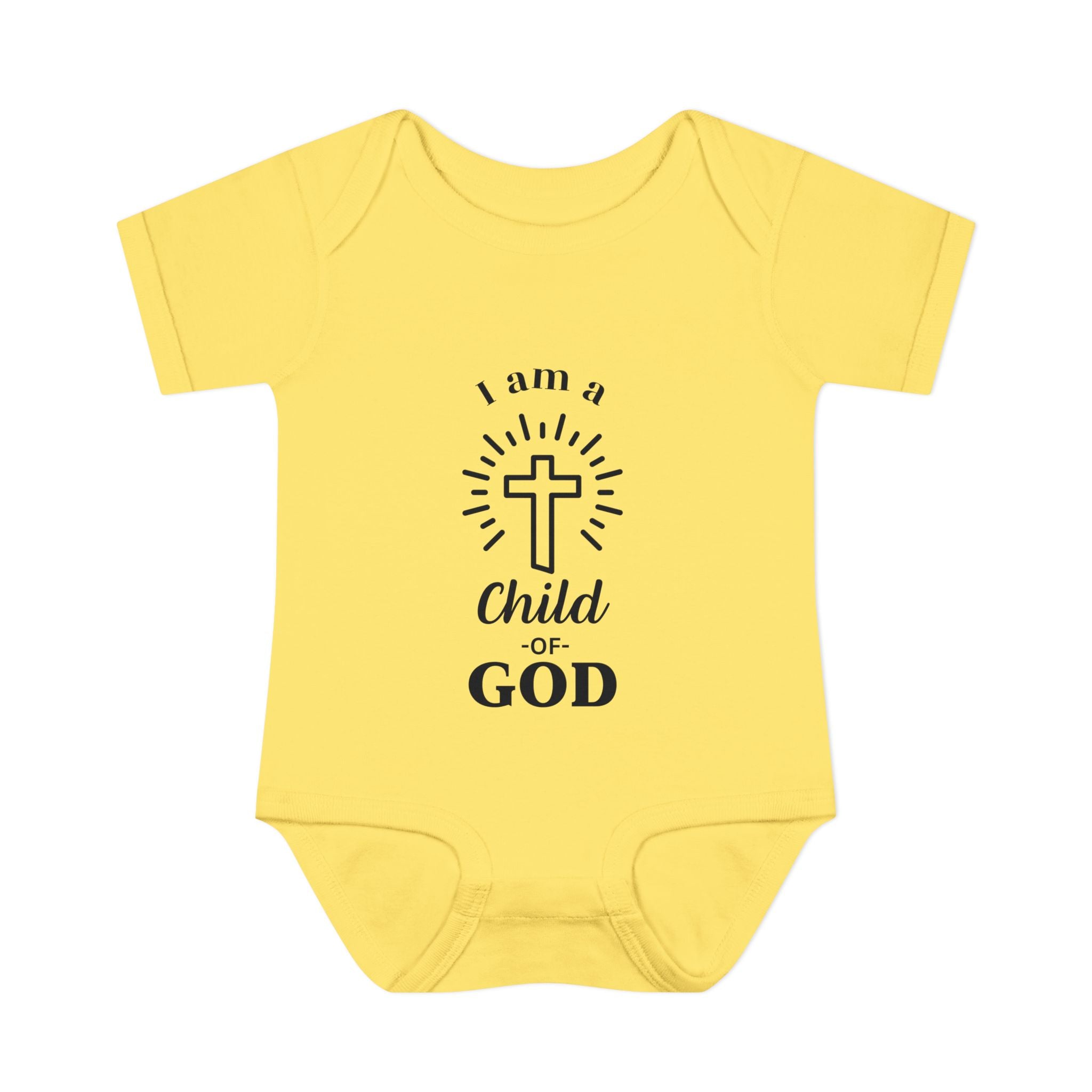 I am a Child of God Infant and Toddler Bodysuit - Faith-Themed Baby Clothes