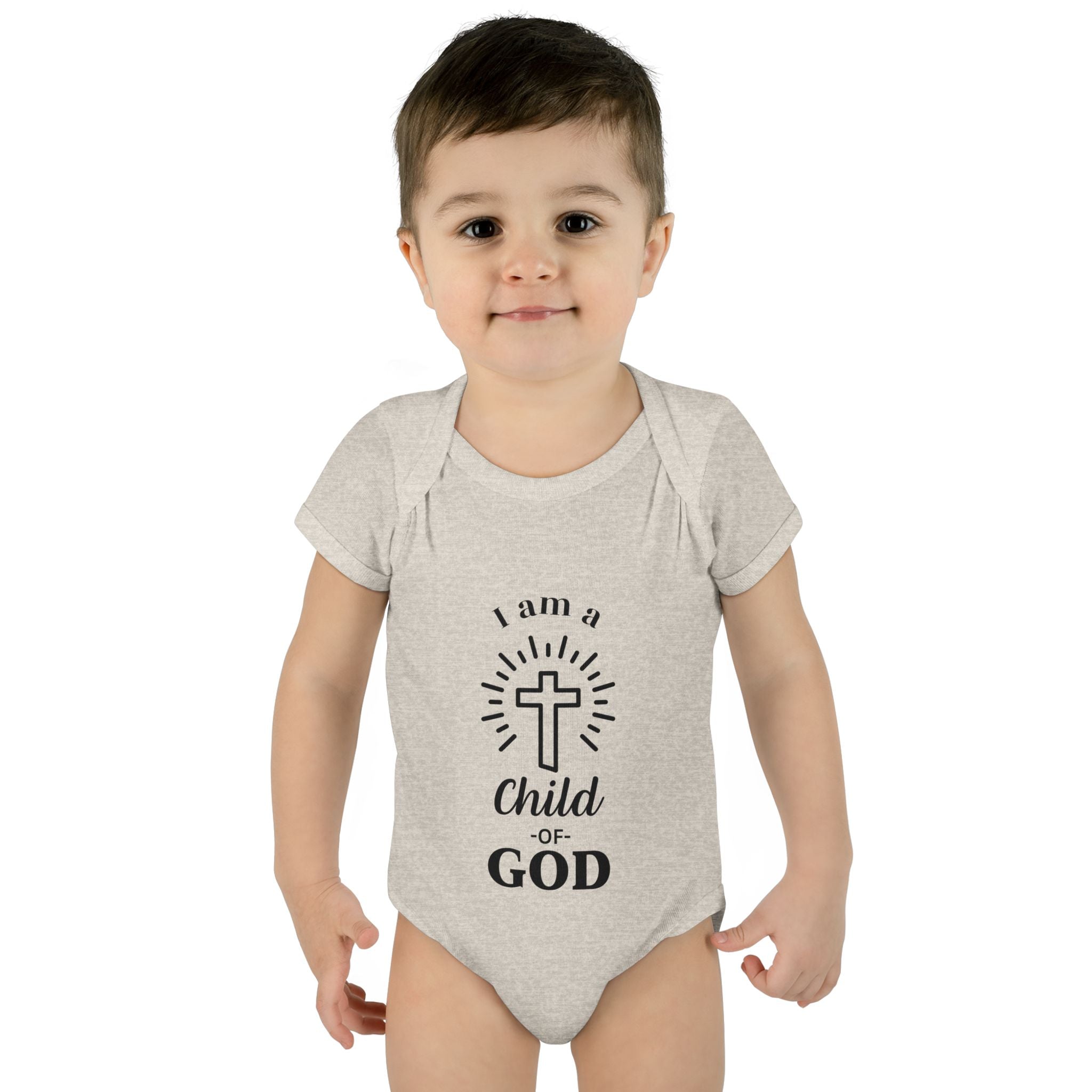 I am a Child of God Infant and Toddler Bodysuit - Faith-Themed Baby Clothes