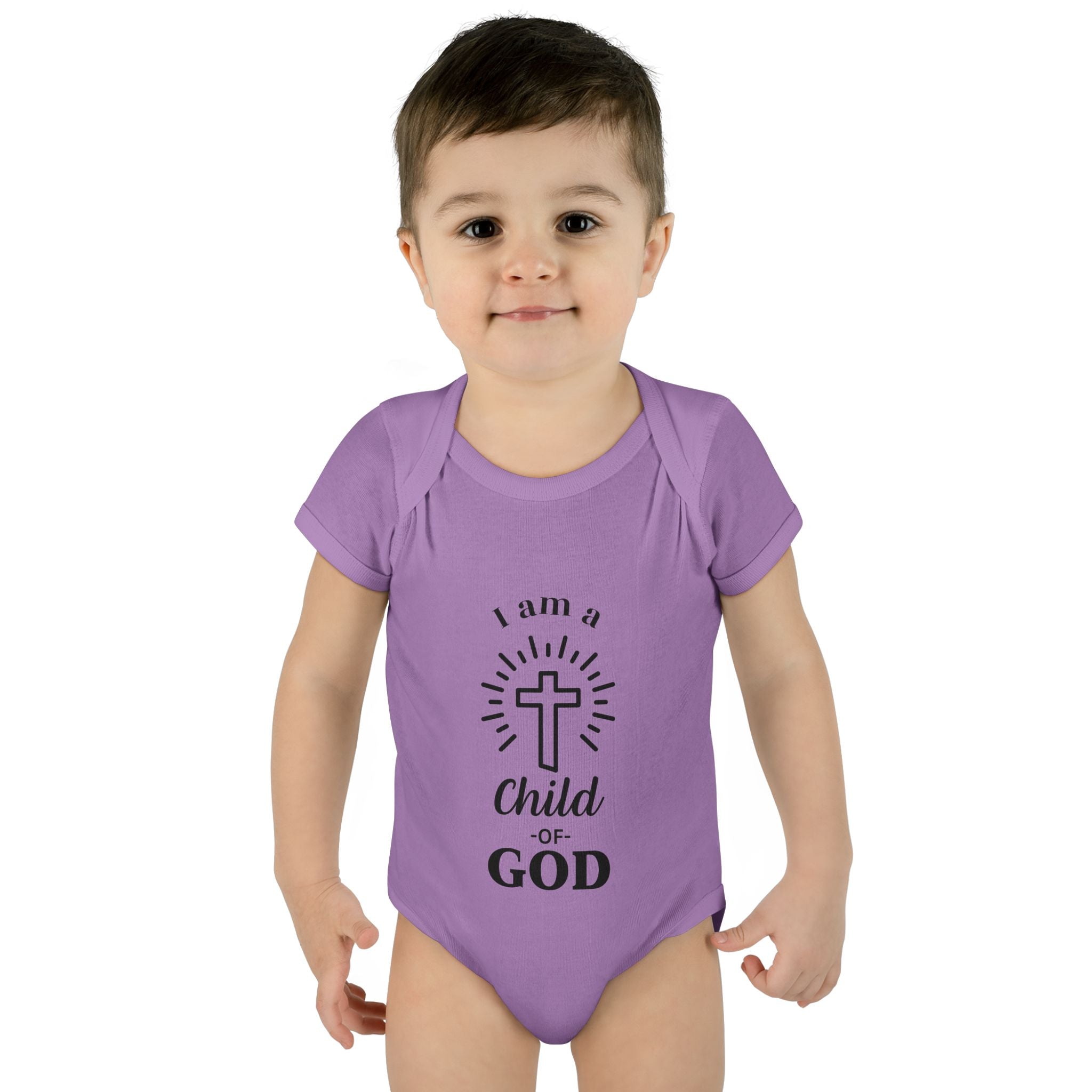 I am a Child of God Infant and Toddler Bodysuit - Faith-Themed Baby Clothes