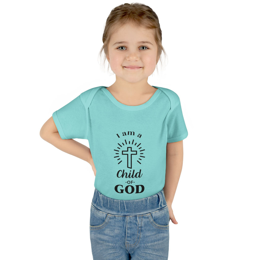 I am a Child of God Infant and Toddler Bodysuit - Faith-Themed Baby Clothes
