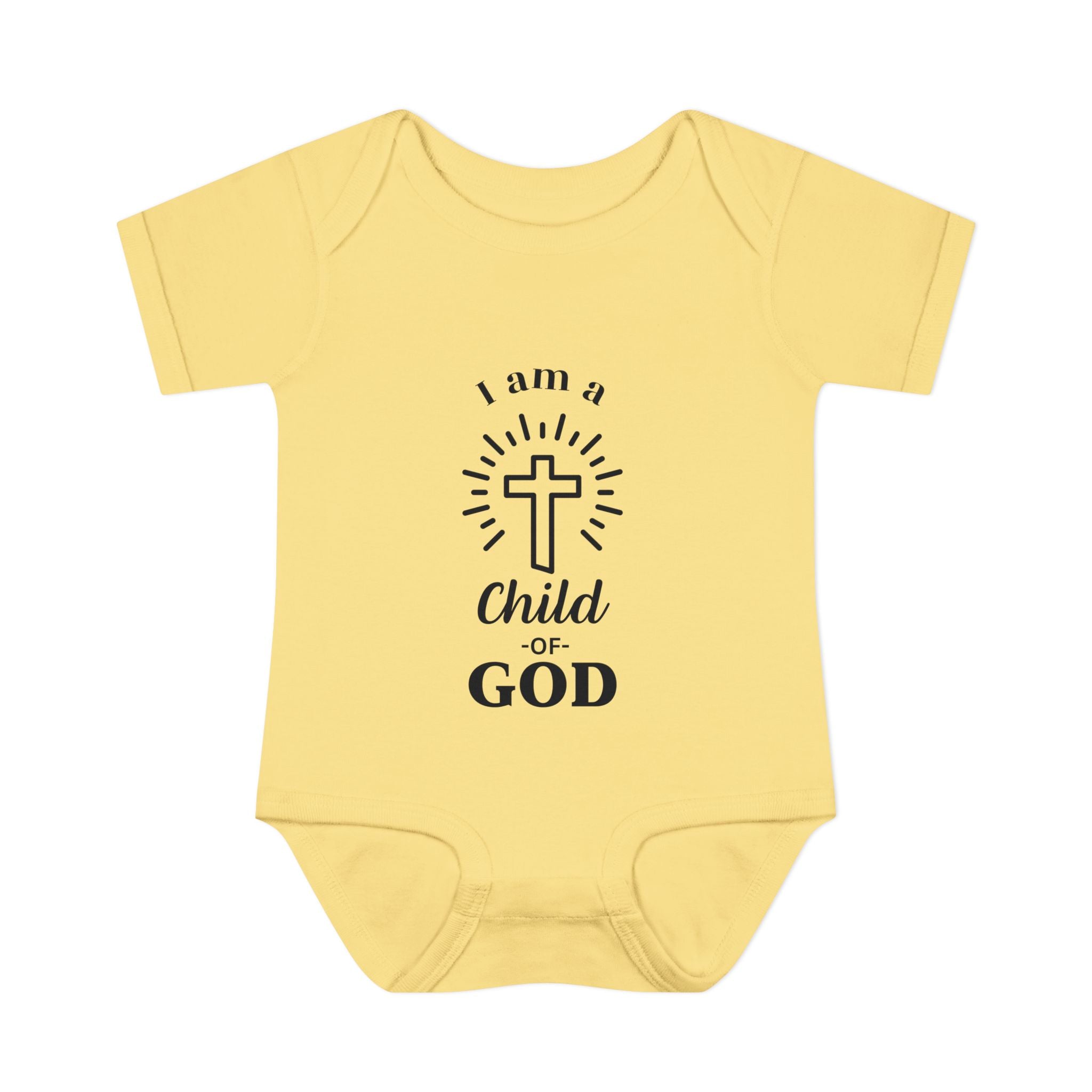 I am a Child of God Infant and Toddler Bodysuit - Faith-Themed Baby Clothes