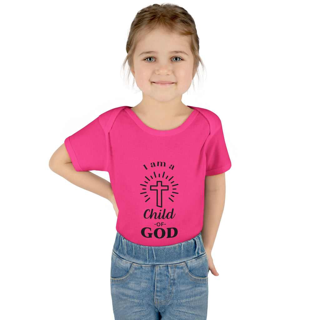 I am a Child of God Infant and Toddler Bodysuit - Faith-Themed Baby Clothes