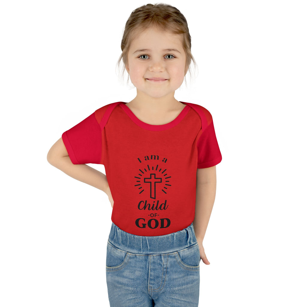 I am a Child of God Infant and Toddler Bodysuit - Faith-Themed Baby Clothes