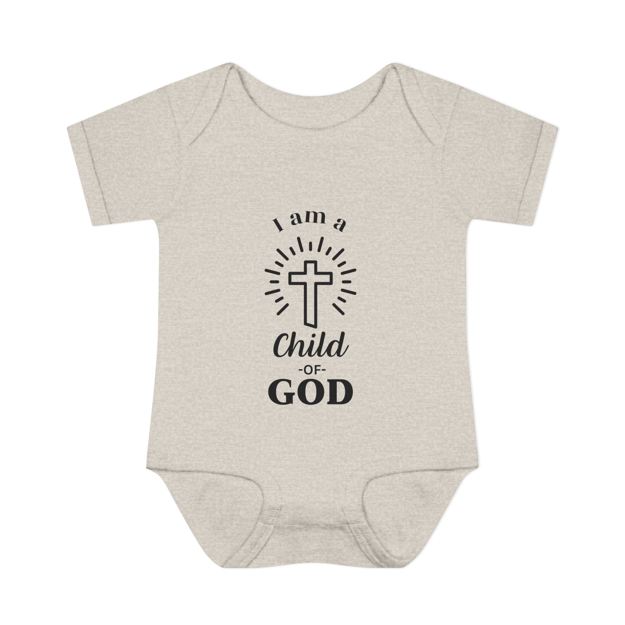 I am a Child of God Infant and Toddler Bodysuit - Faith-Themed Baby Clothes