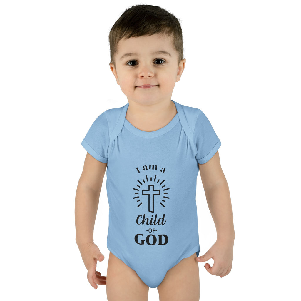I am a Child of God Infant and Toddler Bodysuit - Faith-Themed Baby Clothes