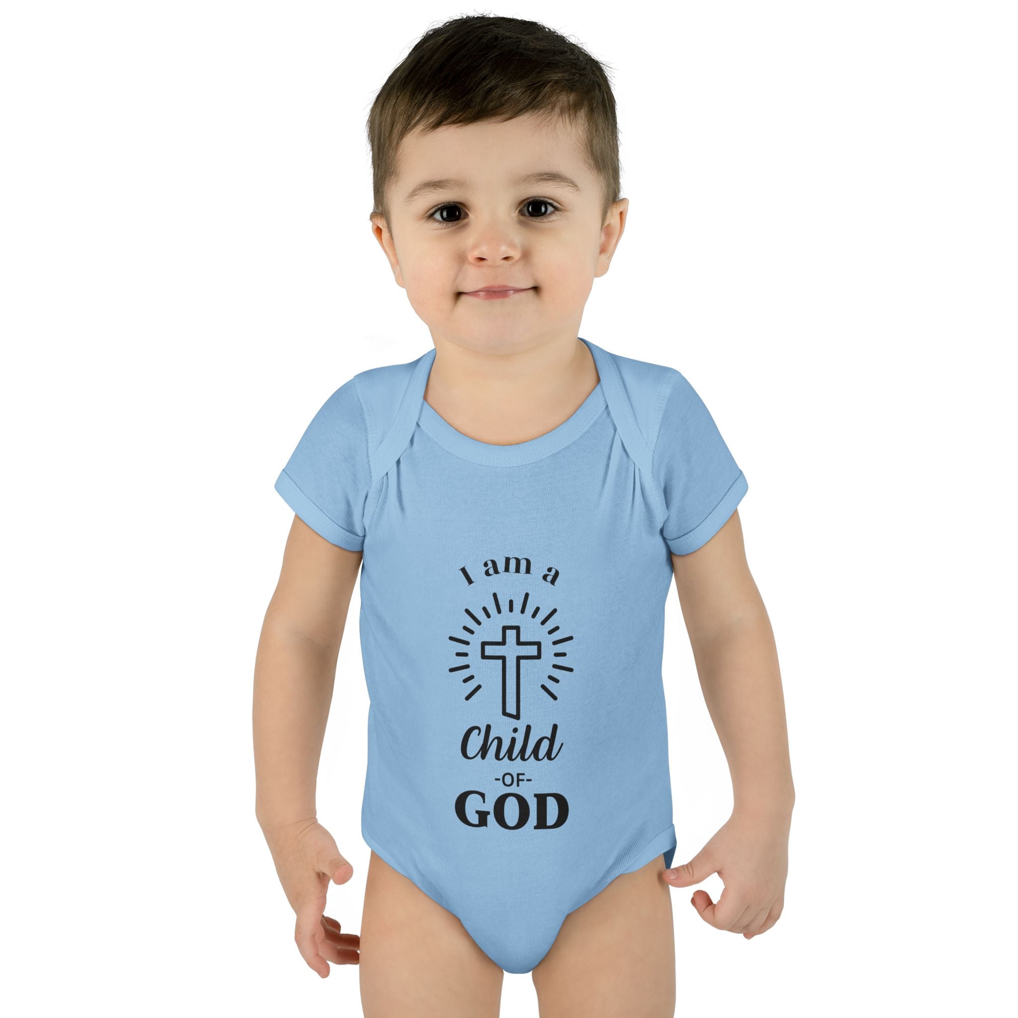 I am a Child of God Infant and Toddler Bodysuit - Faith-Themed Baby Clothes