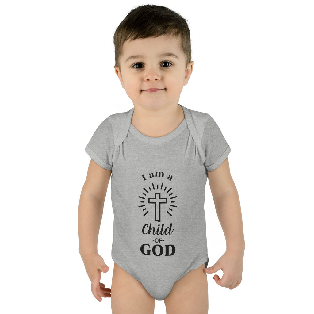 I am a Child of God Infant and Toddler Bodysuit - Faith-Themed Baby Clothes