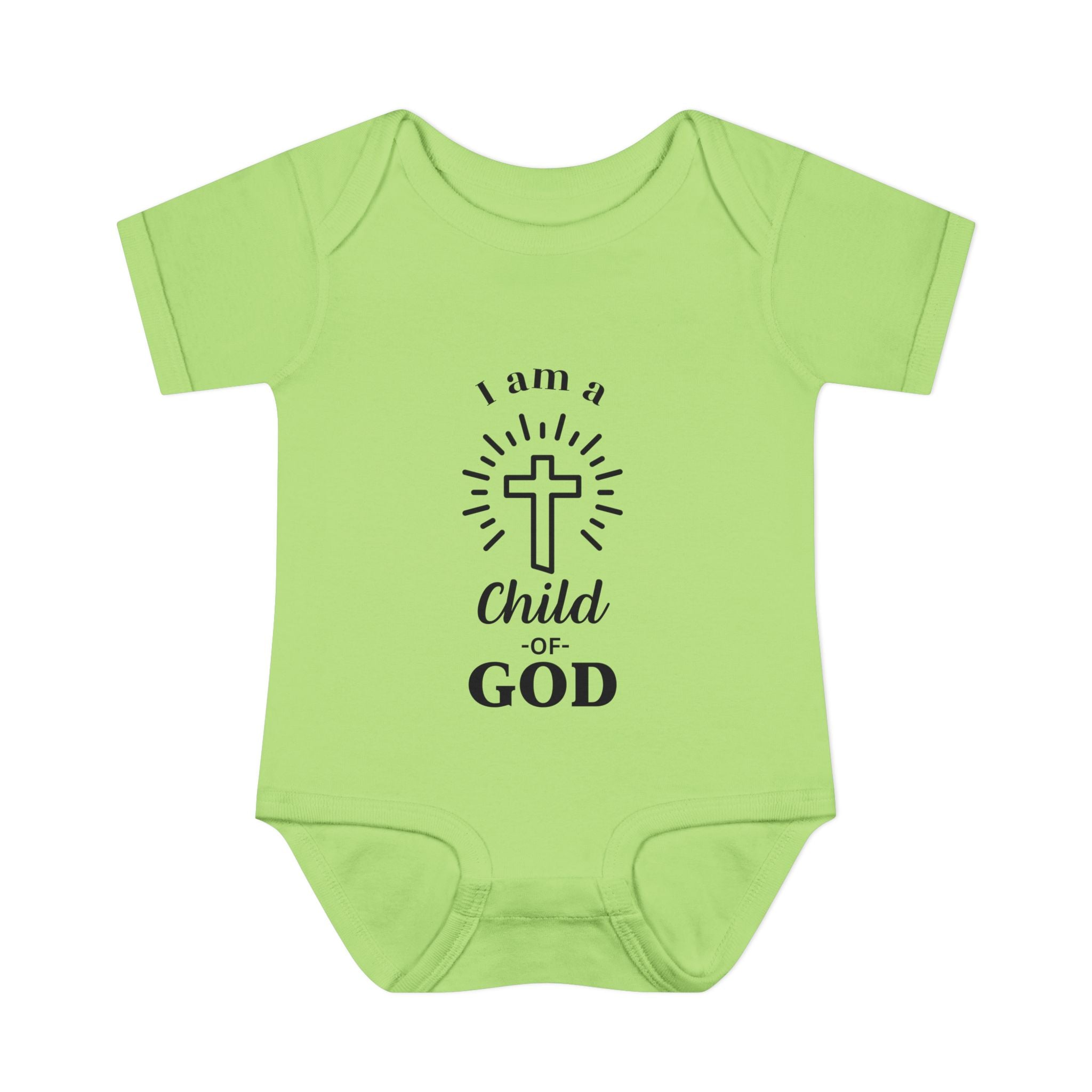 I am a Child of God Infant and Toddler Bodysuit - Faith-Themed Baby Clothes