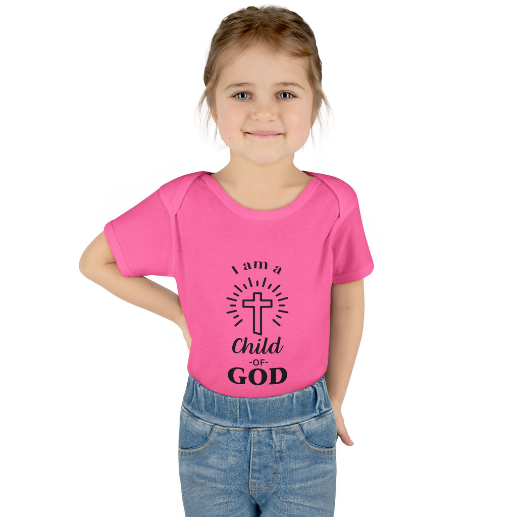 I am a Child of God Infant and Toddler Bodysuit - Faith-Themed Baby Clothes
