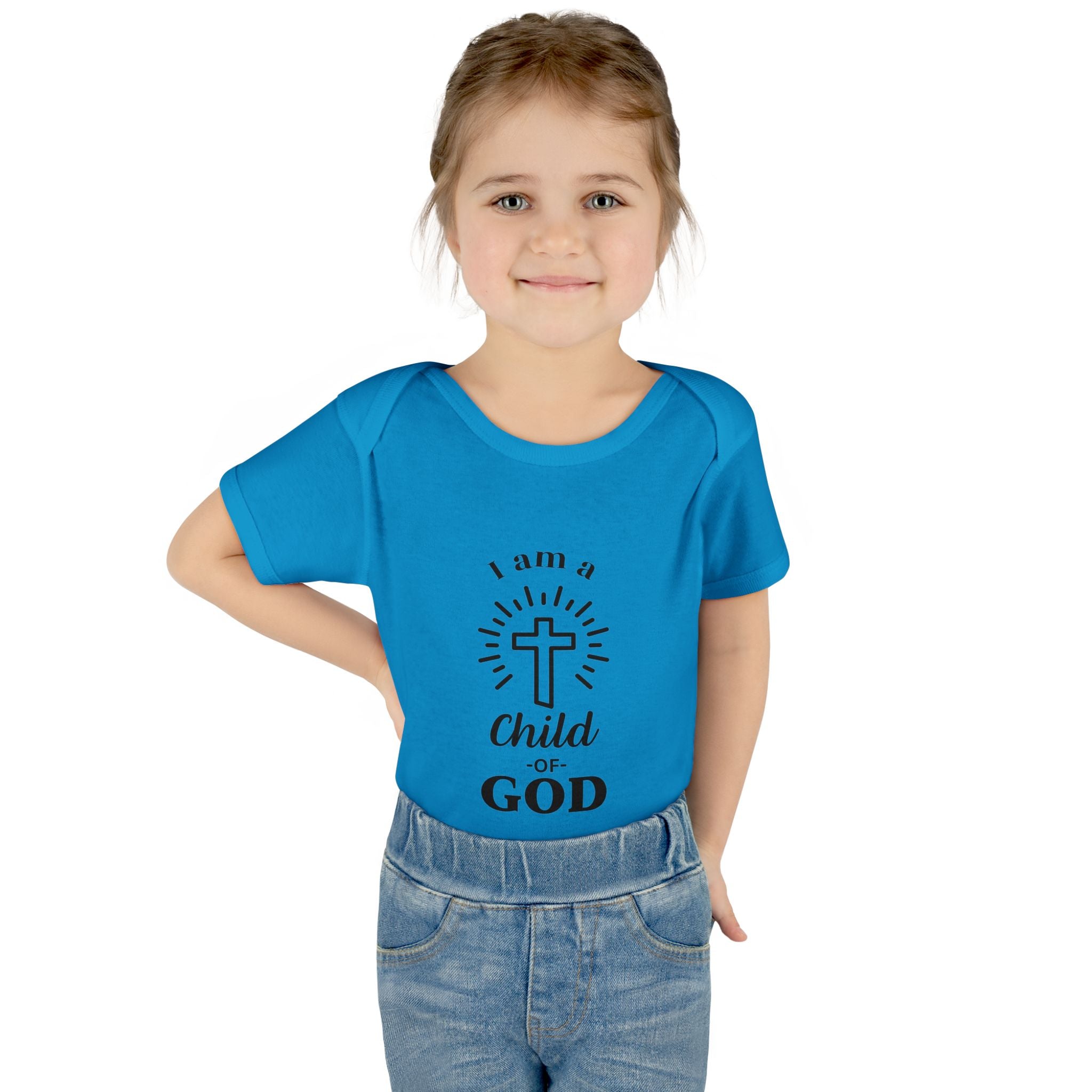 I am a Child of God Infant and Toddler Bodysuit - Faith-Themed Baby Clothes