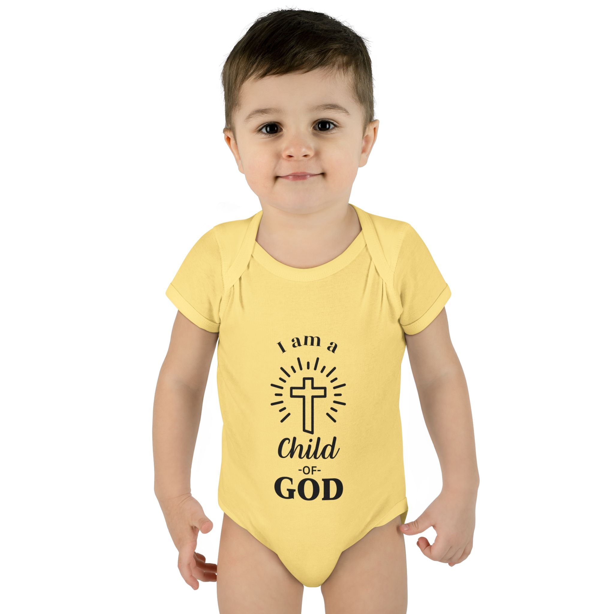 I am a Child of God Infant and Toddler Bodysuit - Faith-Themed Baby Clothes