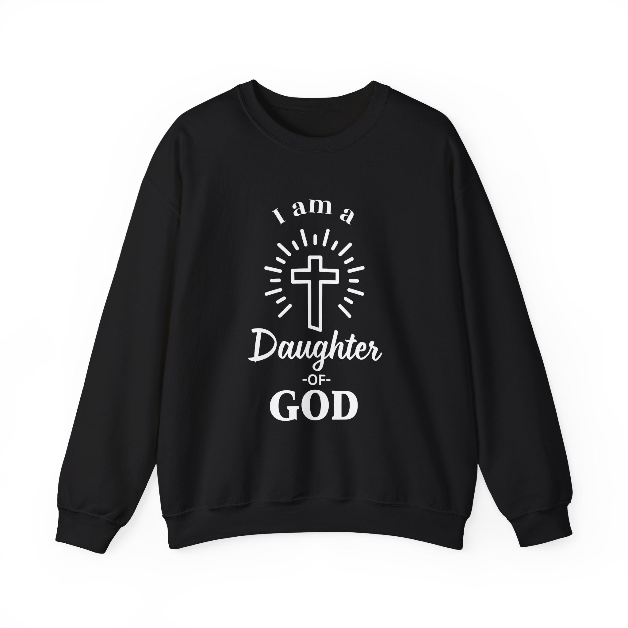 Daughter of God Crewneck Sweatshirt | Unisex Christian Apparel | Faith-Inspired Sweatshirt | Religious Gift | Christian Clothing