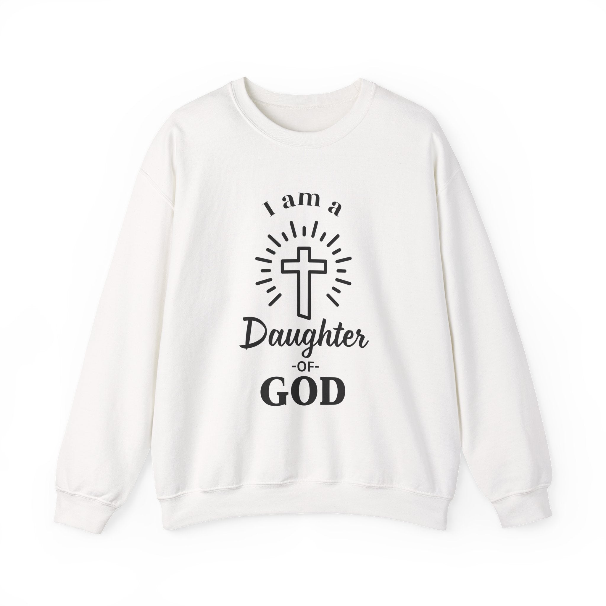 Daughter of God Crewneck Sweatshirt | Unisex Christian Apparel | Faith-Inspired Sweatshirt | Religious Gift | Christian Clothing