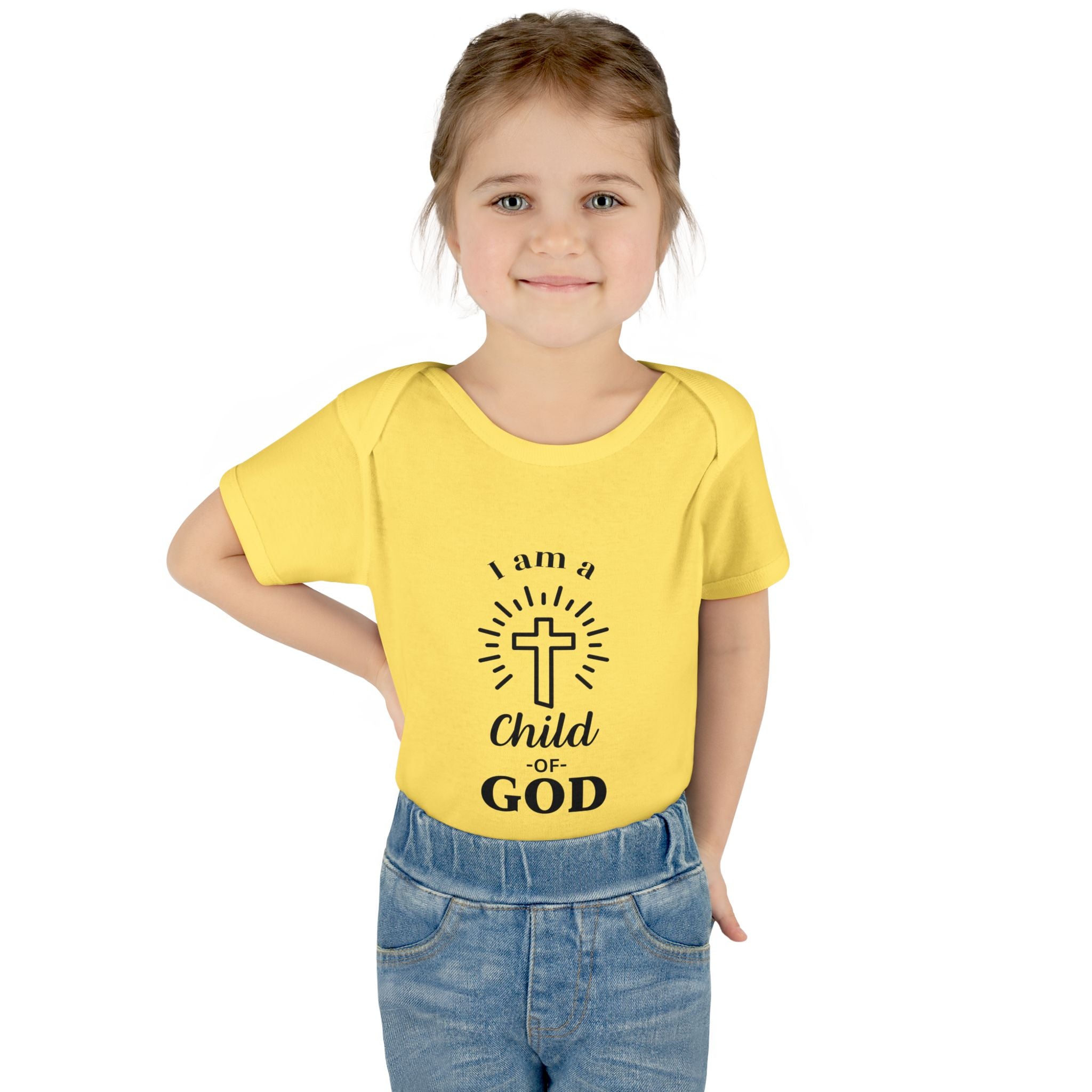 I am a Child of God Infant and Toddler Bodysuit - Faith-Themed Baby Clothes
