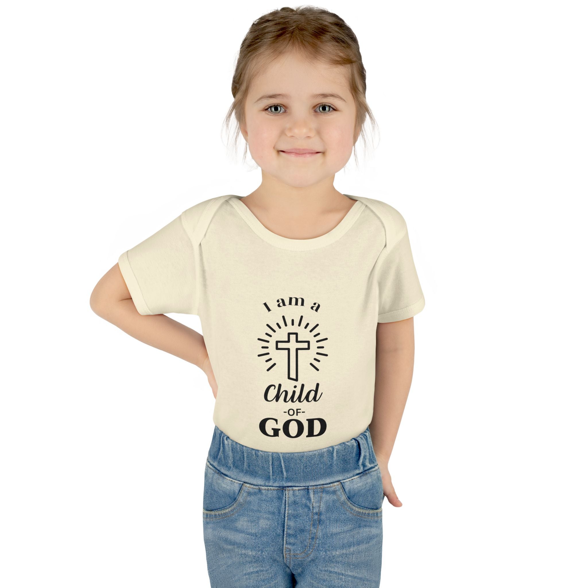 I am a Child of God Infant and Toddler Bodysuit - Faith-Themed Baby Clothes