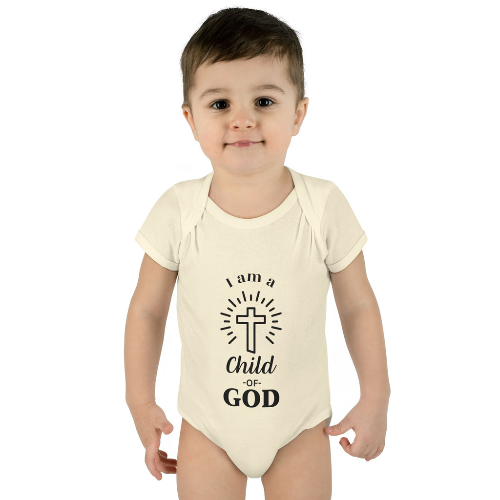 I am a Child of God Infant and Toddler Bodysuit - Faith-Themed Baby Clothes