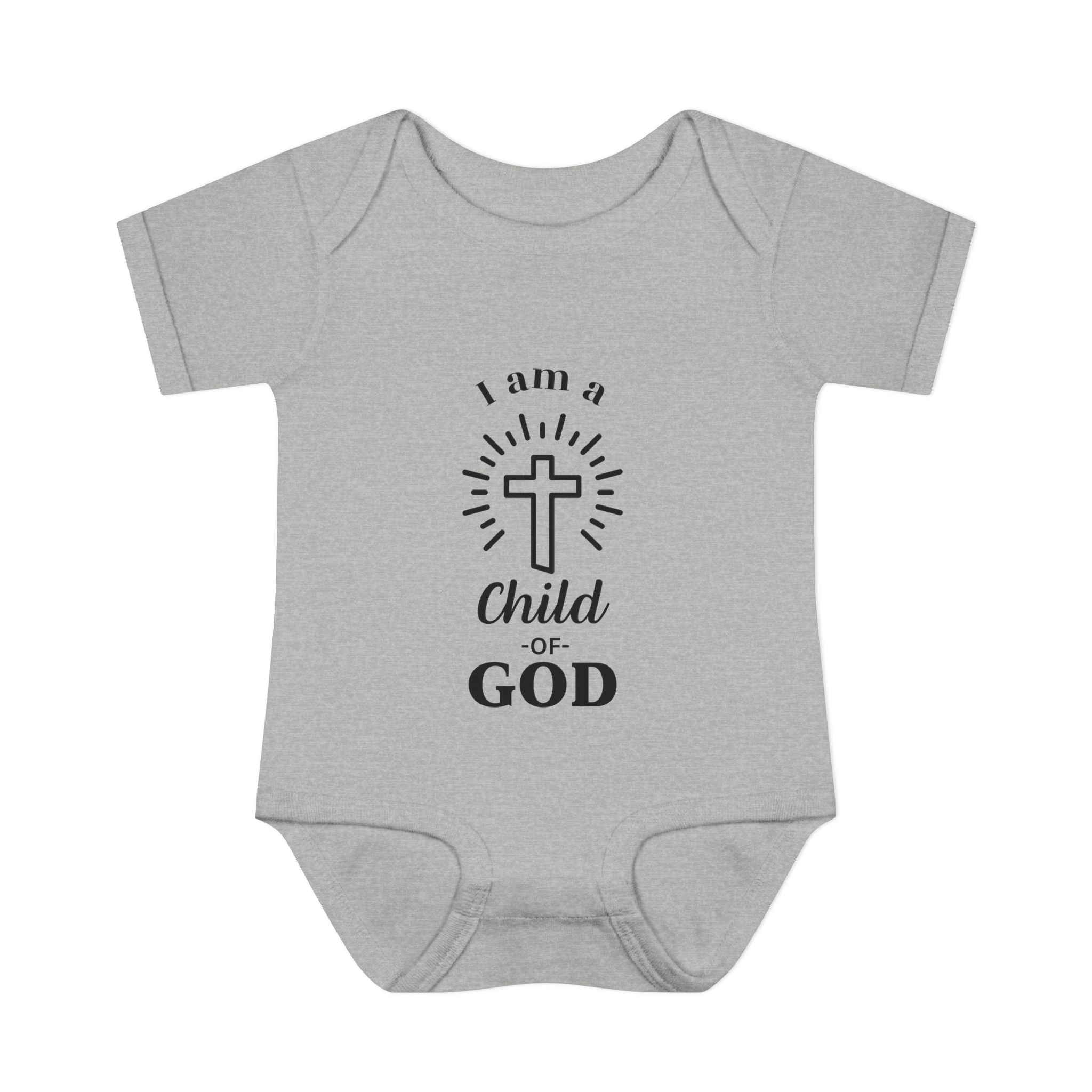 I am a Child of God Infant and Toddler Bodysuit - Faith-Themed Baby Clothes