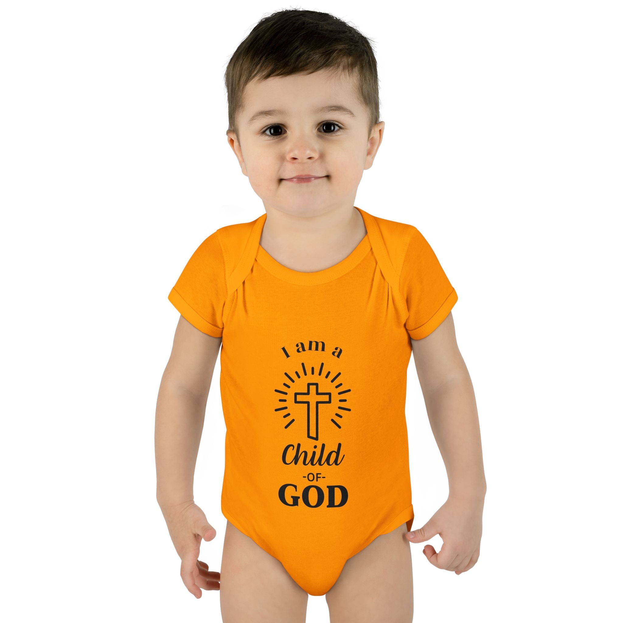 I am a Child of God Infant and Toddler Bodysuit - Faith-Themed Baby Clothes