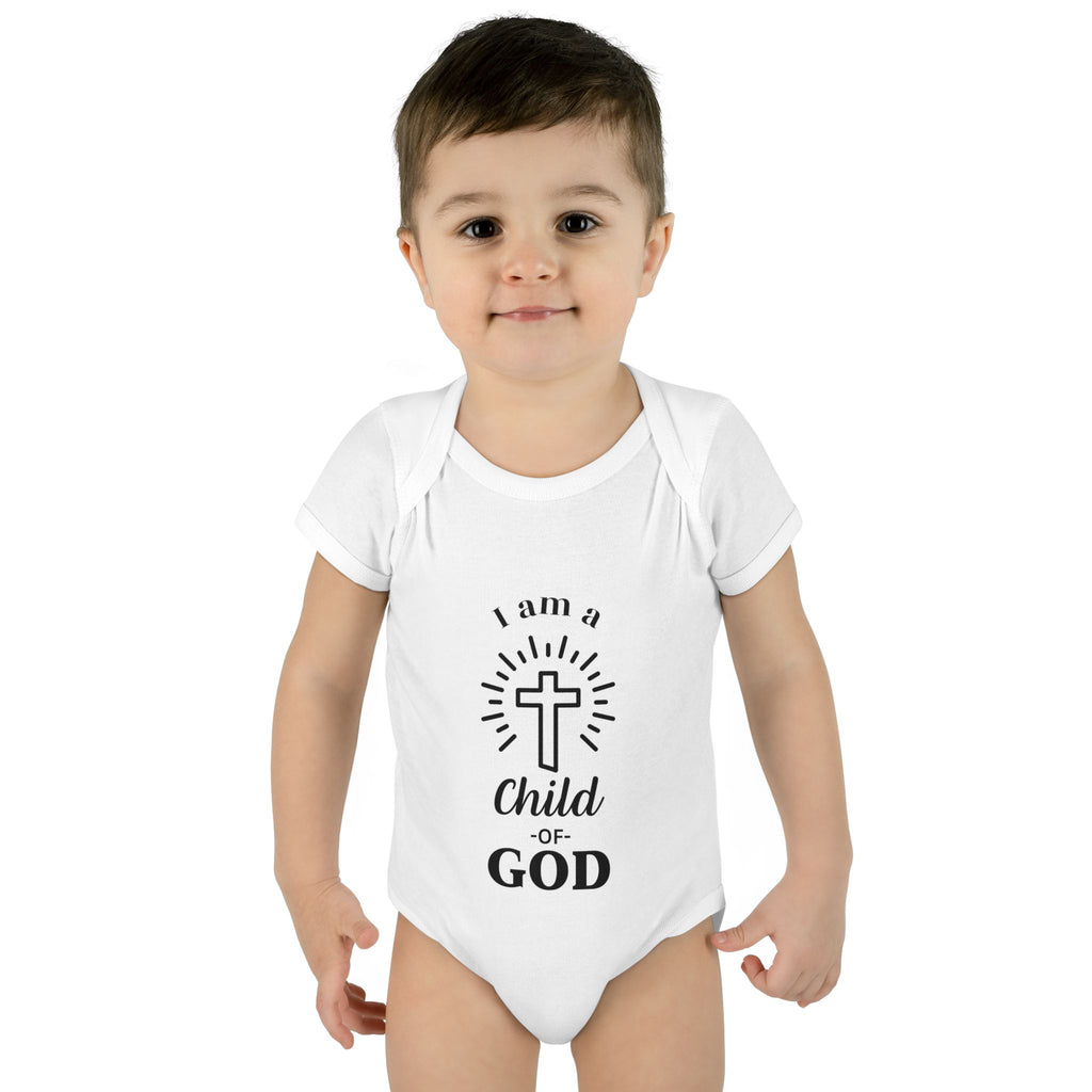 I am a Child of God Infant and Toddler Bodysuit - Faith-Themed Baby Clothes