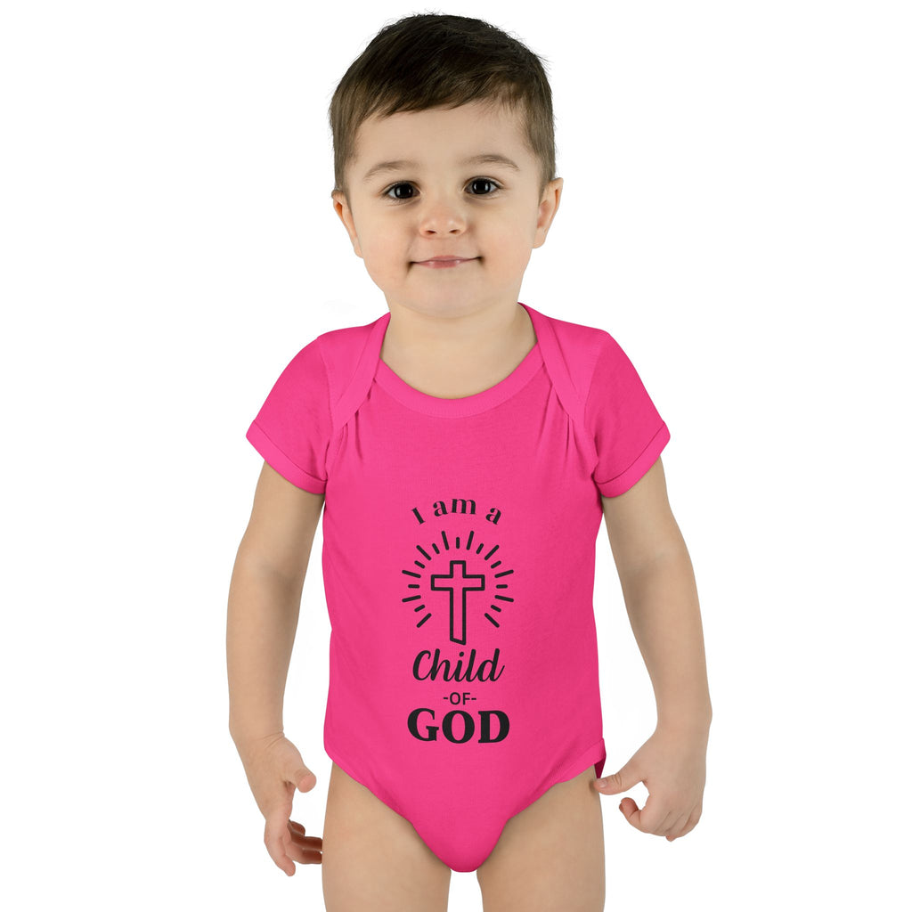 I am a Child of God Infant and Toddler Bodysuit - Faith-Themed Baby Clothes