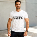 Salty - Matthew 5 Verse 13 Men Tshirt | Christian Apparel Faith Tee | Bible Verse Shirt Gift for Men