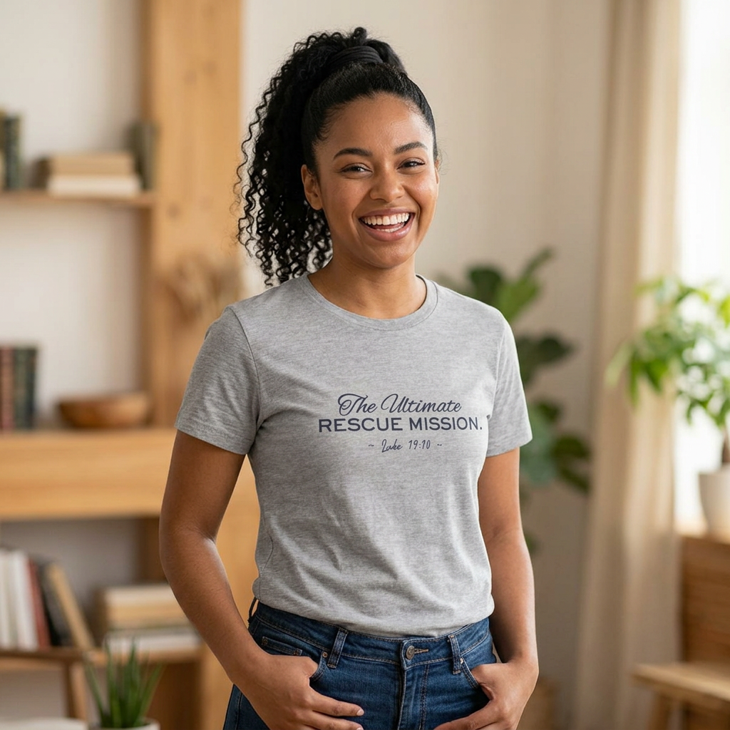 The Ultimate Rescue Mission Tee - Women's Inspirational Christian Shirt