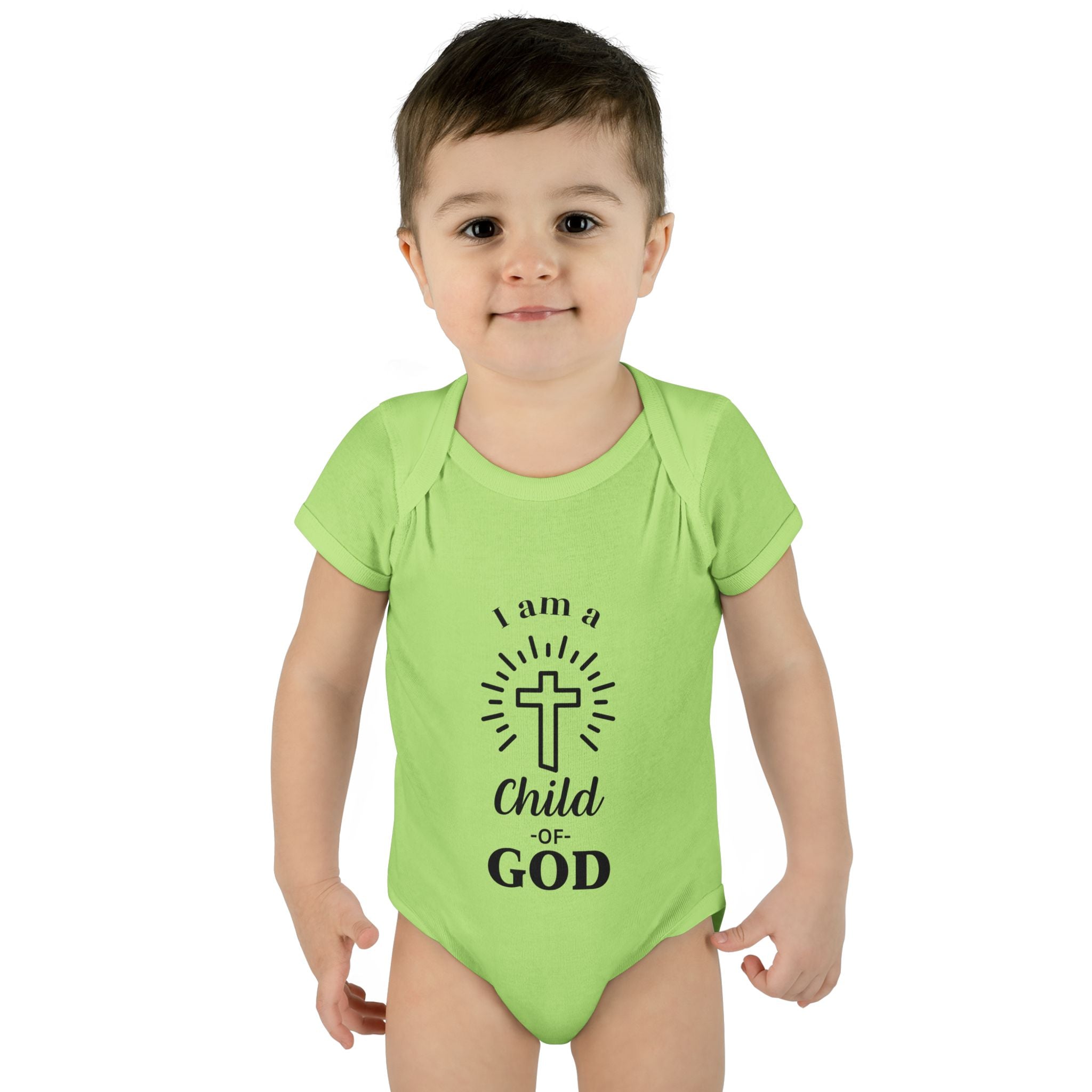 I am a Child of God Infant and Toddler Bodysuit - Faith-Themed Baby Clothes