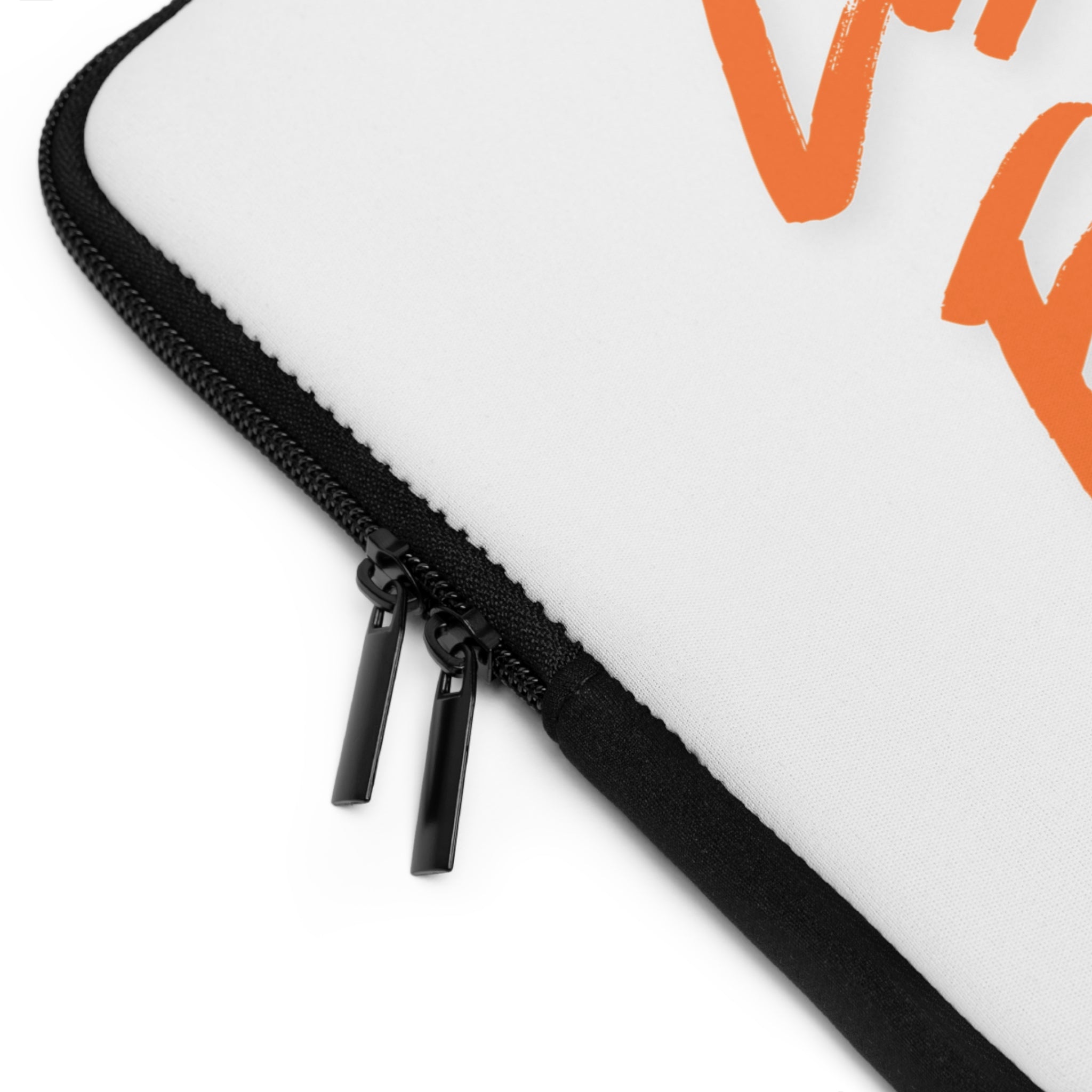 Less Fear More Faith Laptop Sleeve — Inspirational Protective Case
