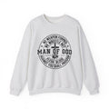 Man of God Sweatshirt — Isaiah 54:17 Faith Graphic Crewneck