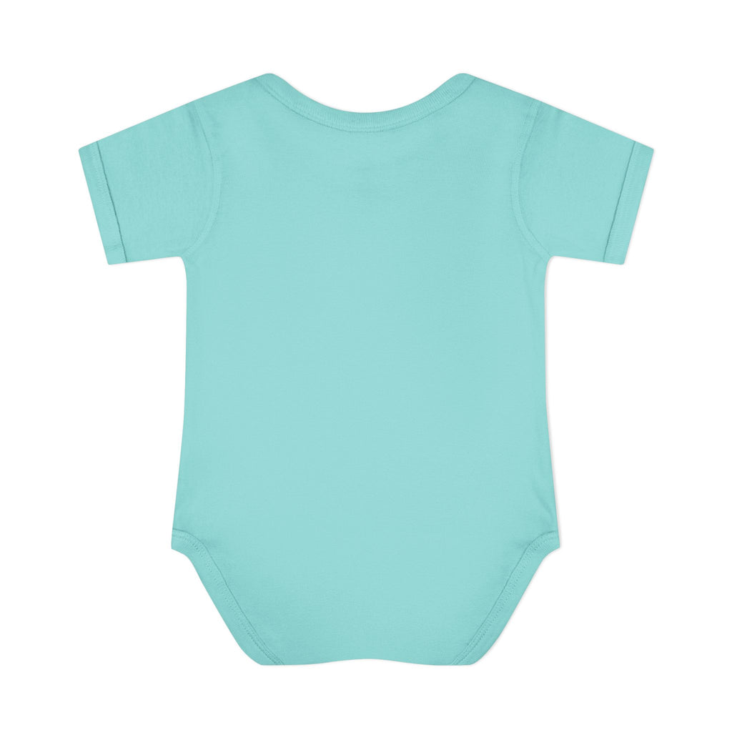 Infant Bodysuit, Tiny But Mighty in Christ Elephant Baby Onesie, Baby Shower Gift, First Birthday Outfit, Grandparents Gift, Combed Cotton