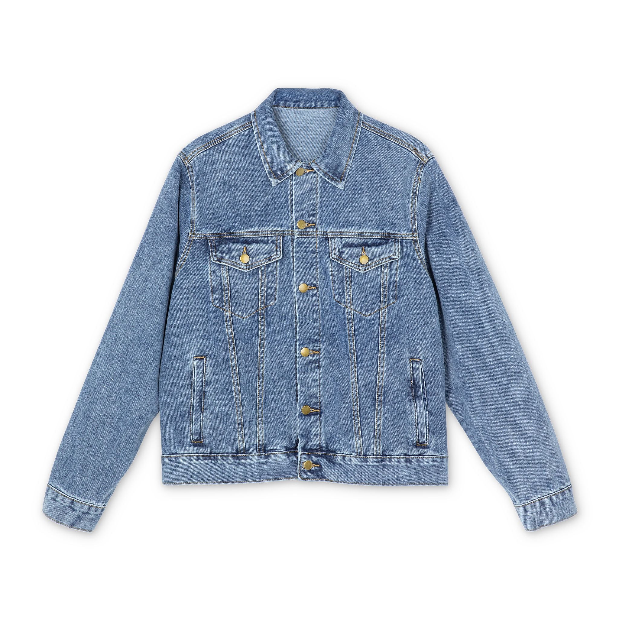 Men's Denim Jacket — 'Join the Kingdom' Embroidered Back