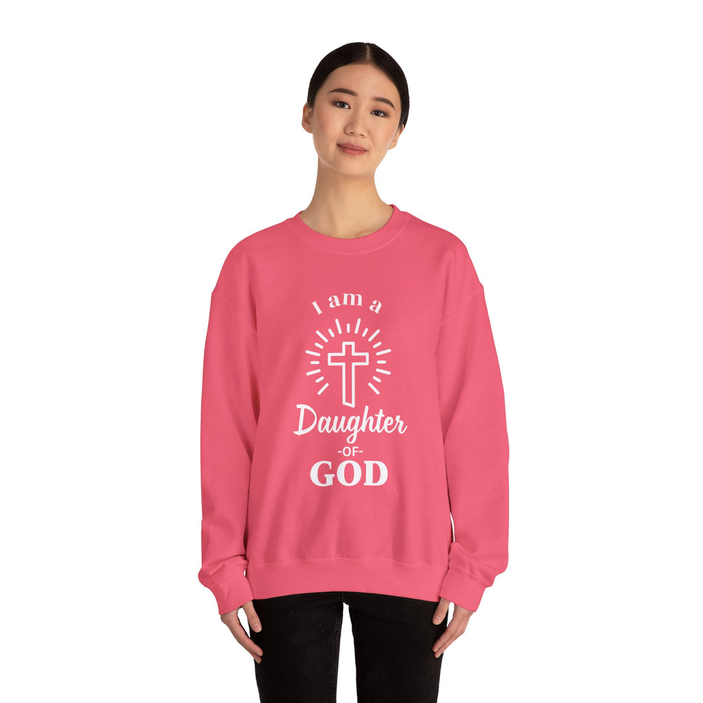 Daughter of God Crewneck Sweatshirt | Unisex Christian Apparel | Faith-Inspired Sweatshirt | Religious Gift | Christian Clothing