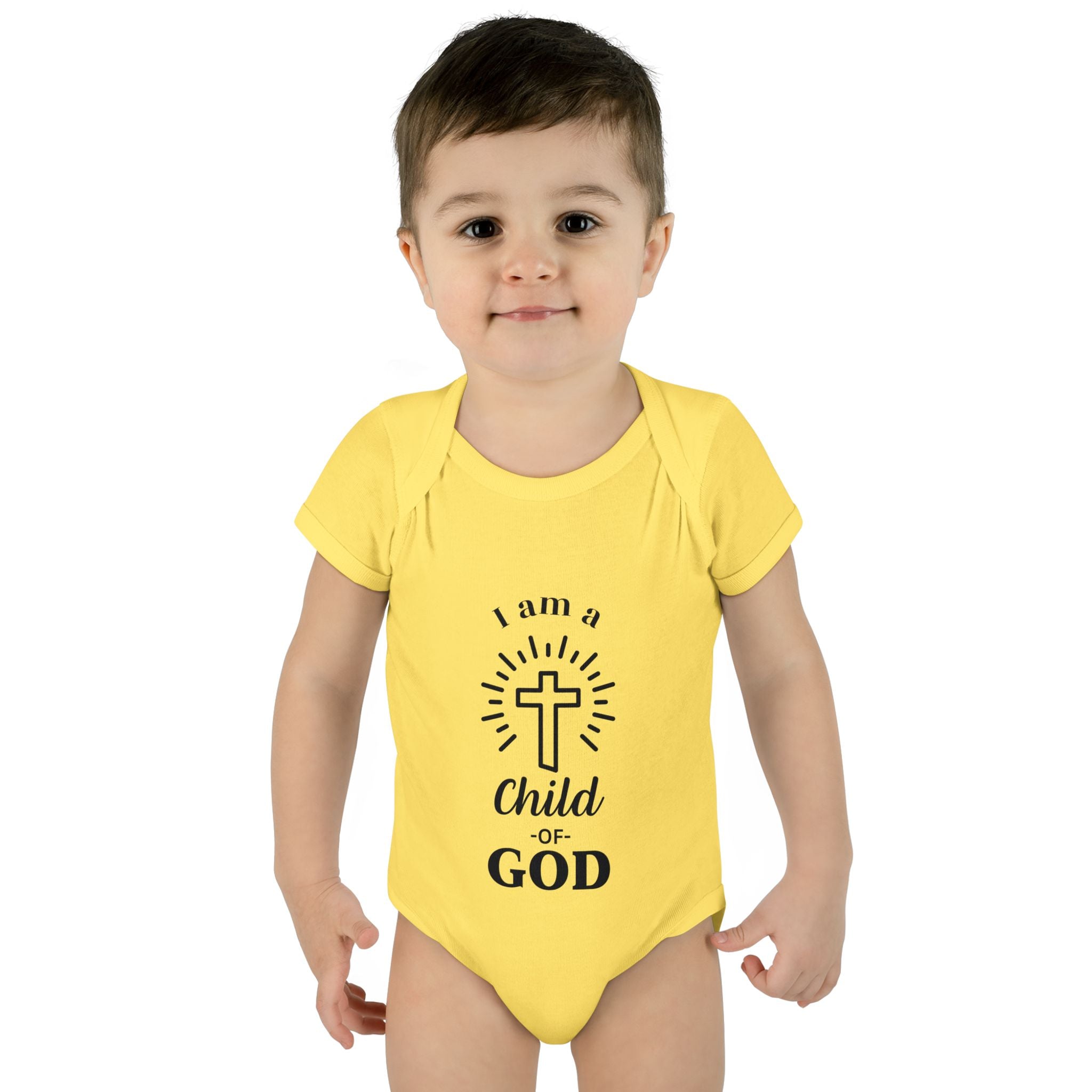 I am a Child of God Infant and Toddler Bodysuit - Faith-Themed Baby Clothes