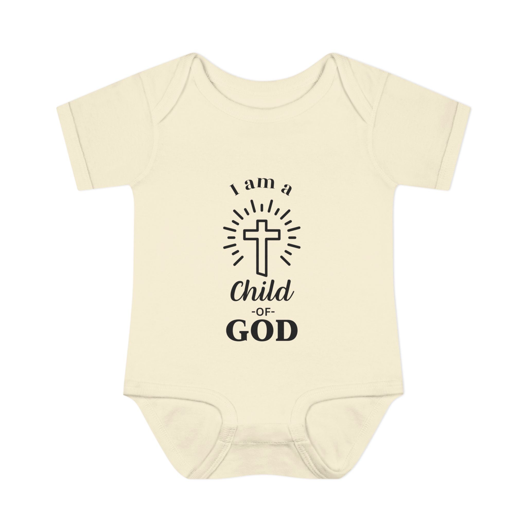 I am a Child of God Infant and Toddler Bodysuit - Faith-Themed Baby Clothes