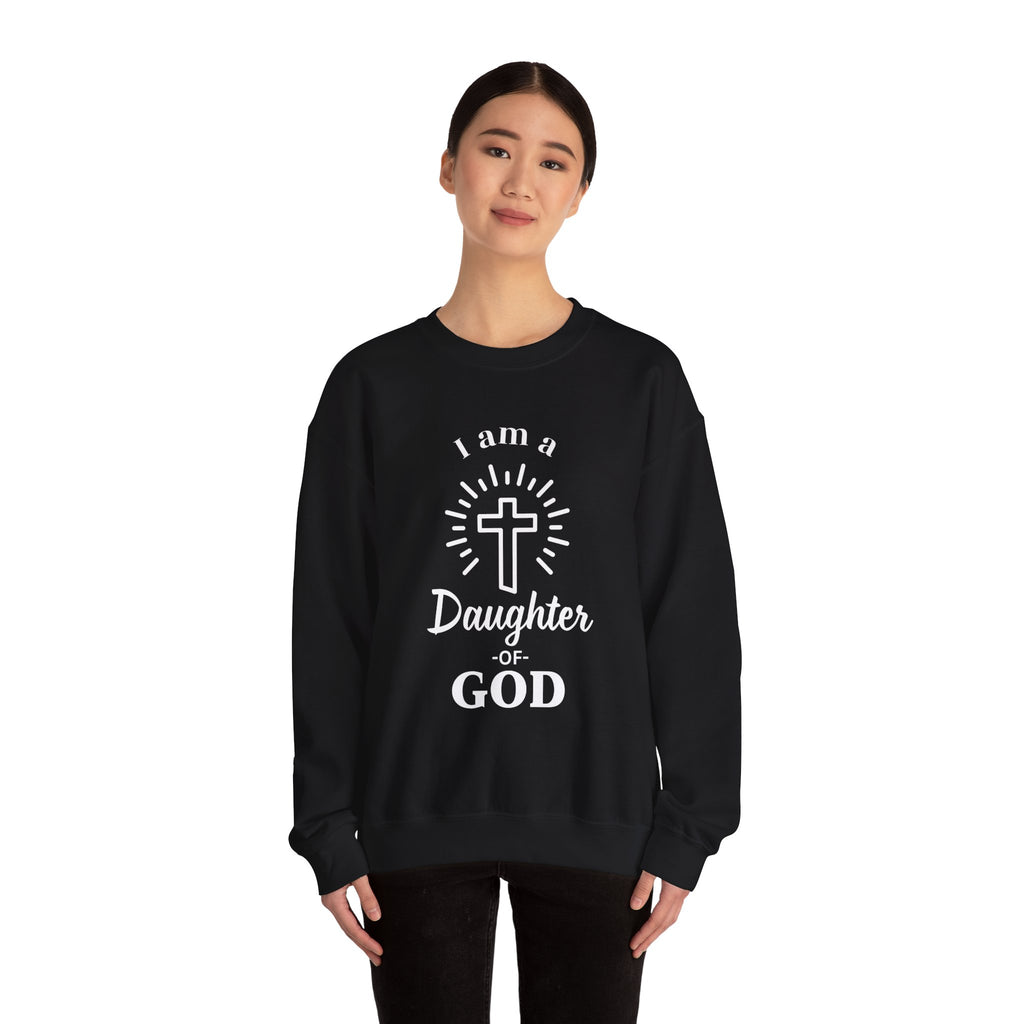 Daughter of God Crewneck Sweatshirt | Unisex Christian Apparel | Faith-Inspired Sweatshirt | Religious Gift | Christian Clothing