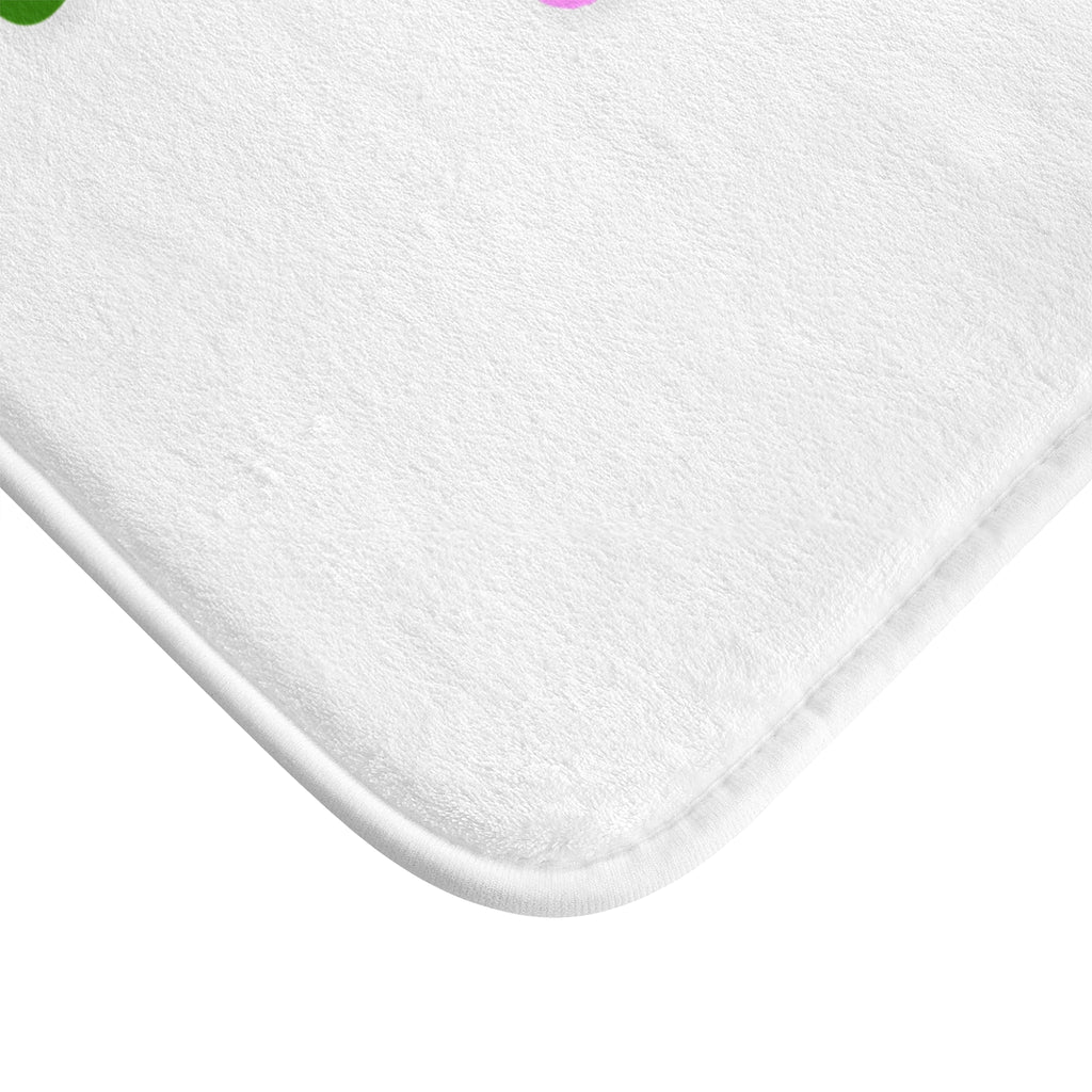 Unconditionally Loved Bath Mat – Christian Scripture Romans 1:31-39 Inspirational Bathroom Rug