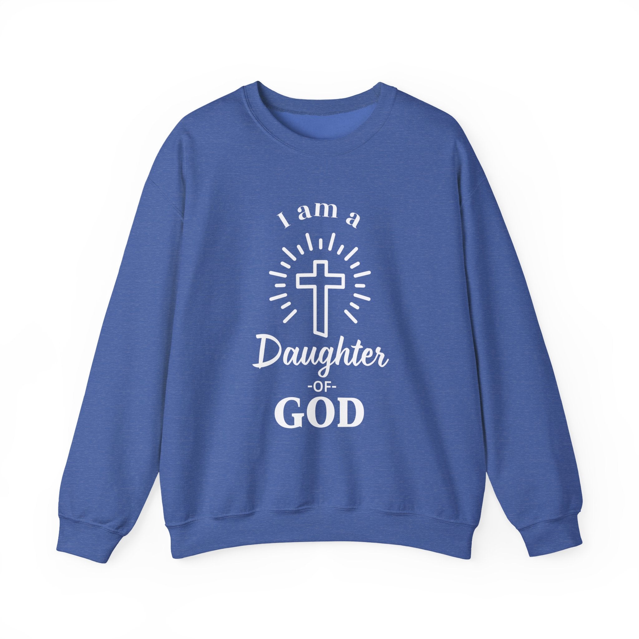 Daughter of God Crewneck Sweatshirt | Unisex Christian Apparel | Faith-Inspired Sweatshirt | Religious Gift | Christian Clothing
