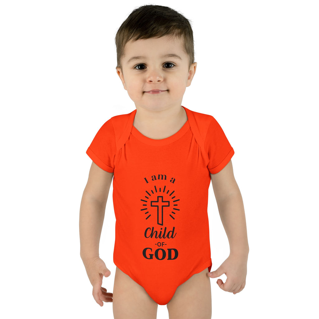 I am a Child of God Infant and Toddler Bodysuit - Faith-Themed Baby Clothes